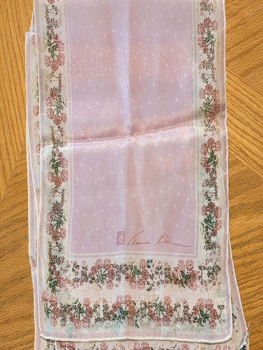 Anne Klein Silk Scarf